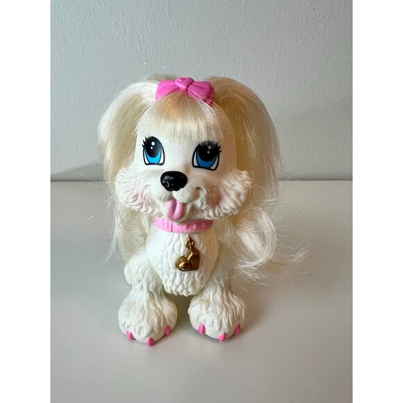 Fisher Price Snap 'n Style Pets Ginger Shih-Tzu Dog Breed White Fisher Price Toy - Picture 3 of 12
